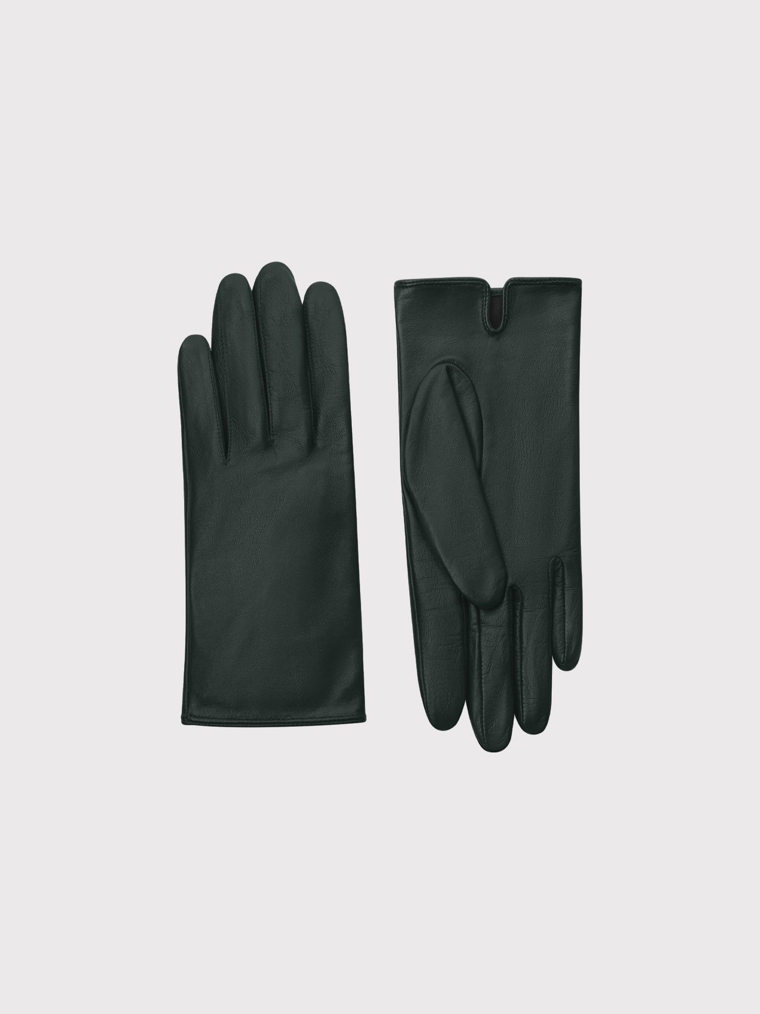 Pine green gloves