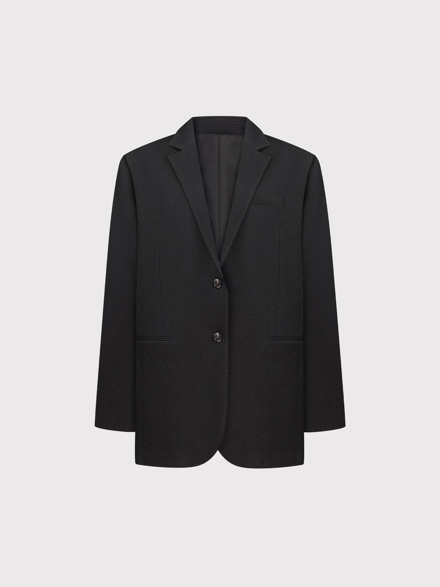 BLACK WOOL JACKET