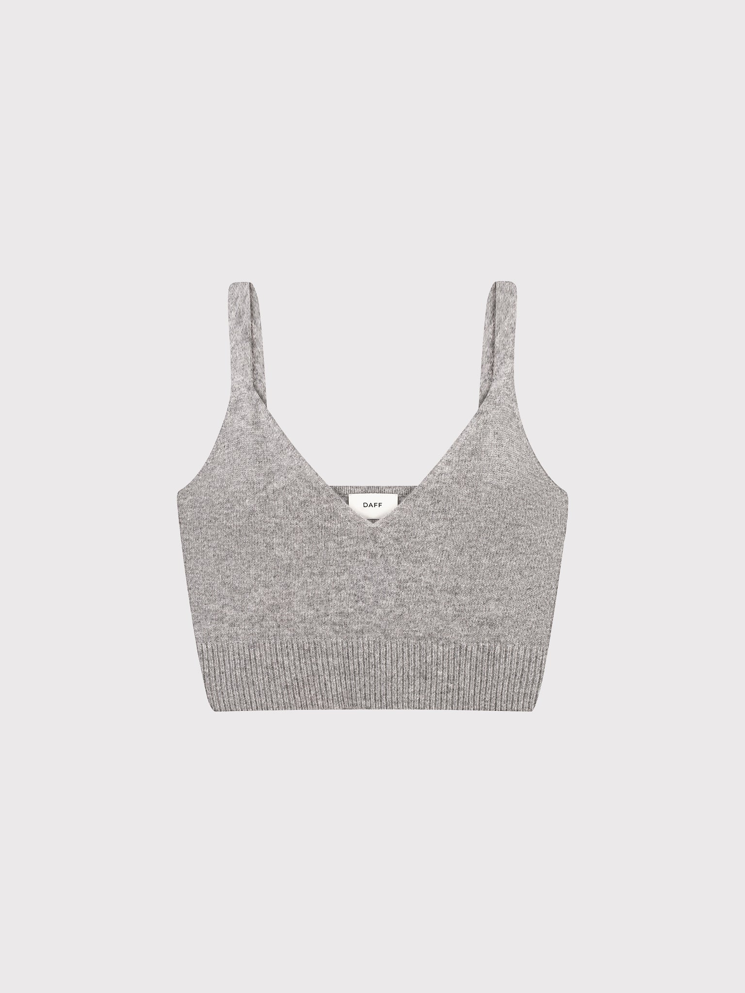 GREY KNITTED TOP