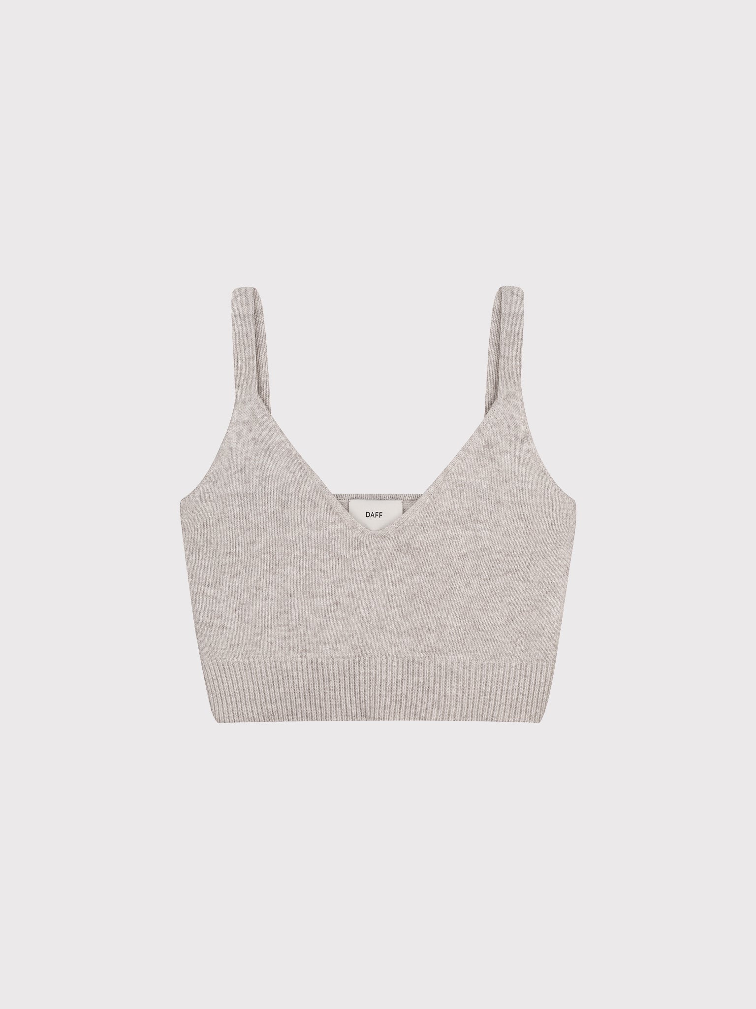 LIGHT TAUPE KNITTED TOP