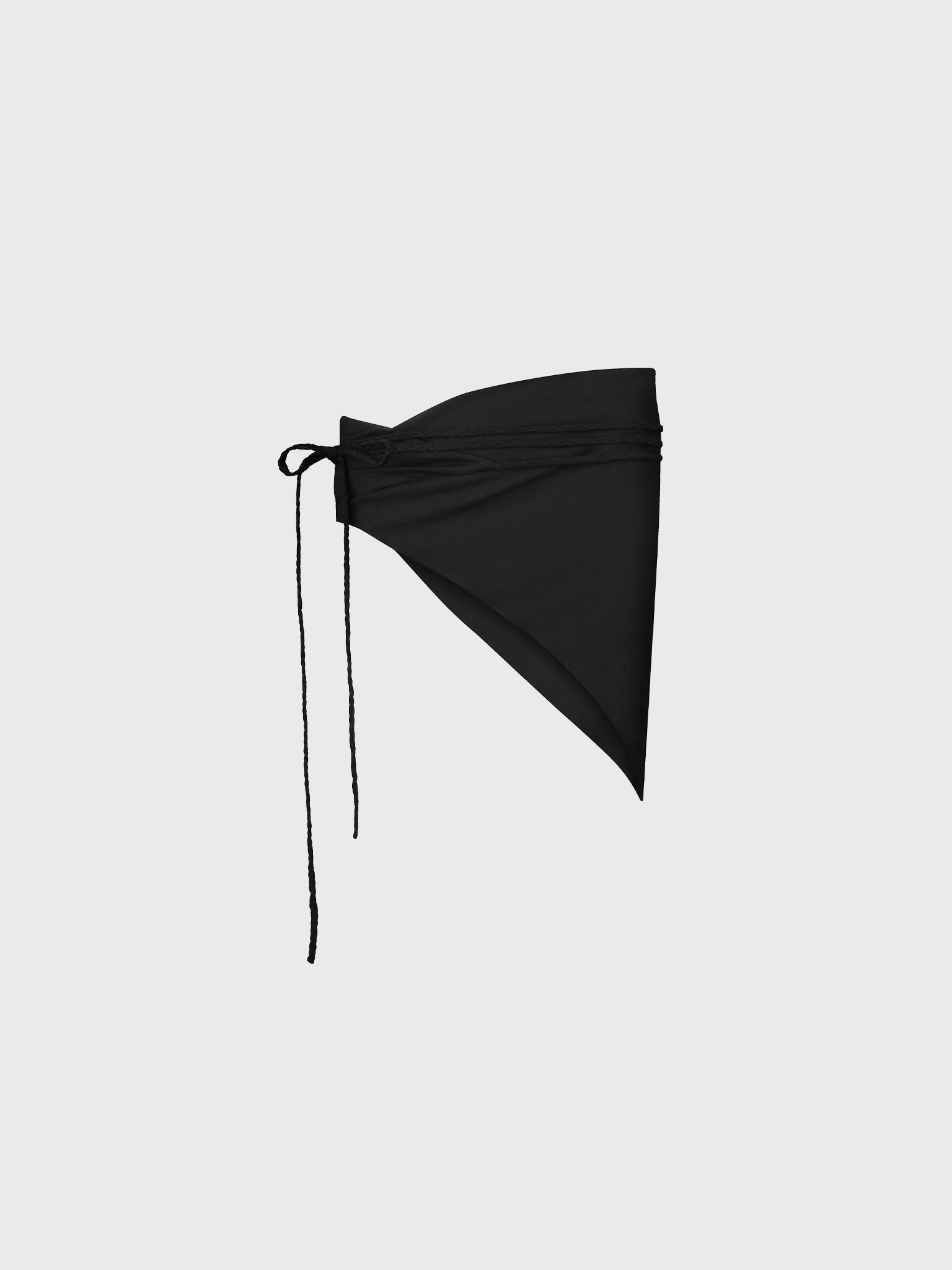 Black handkerchief belt
