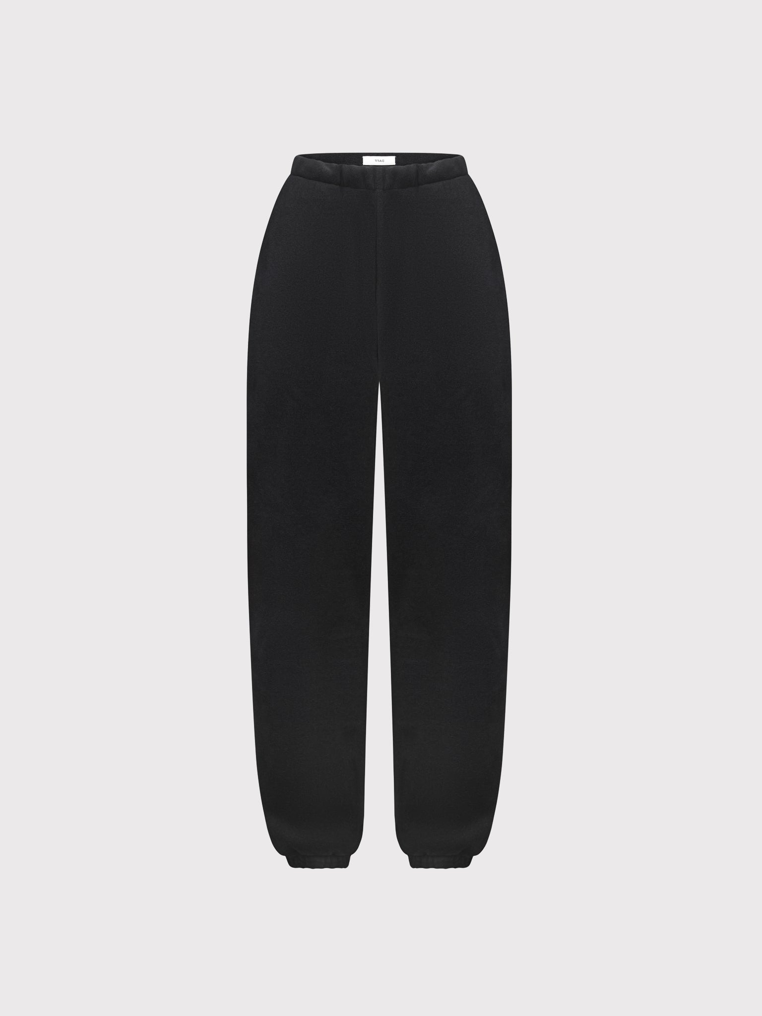 Black fleece joggers