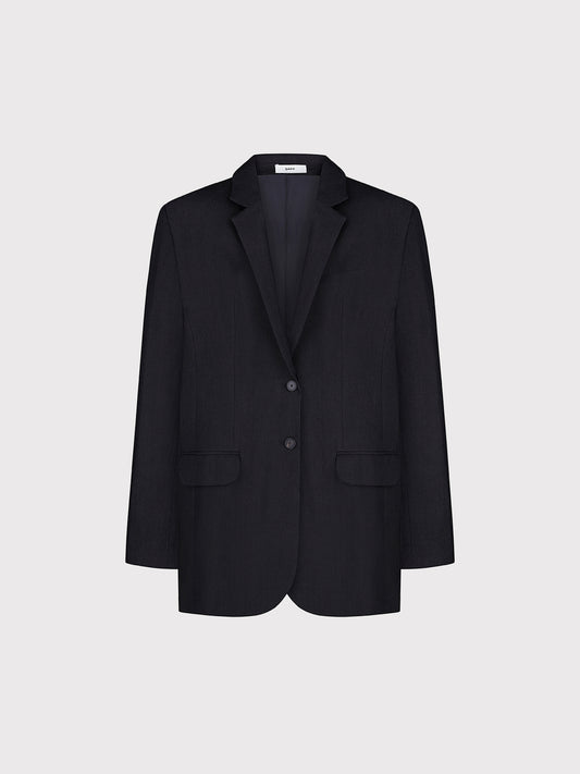 BLACK LINEN JACKET