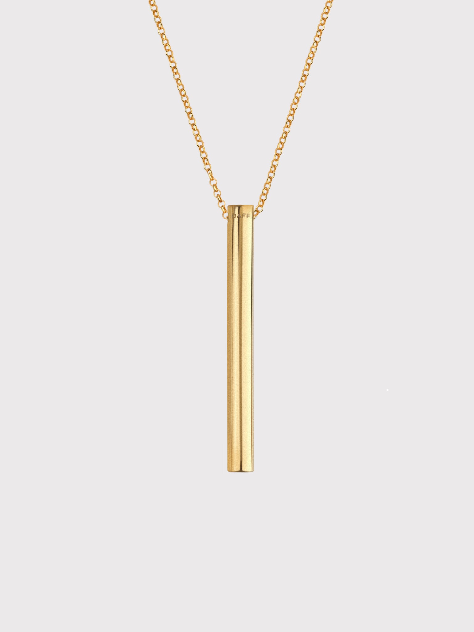 Line pendant gold