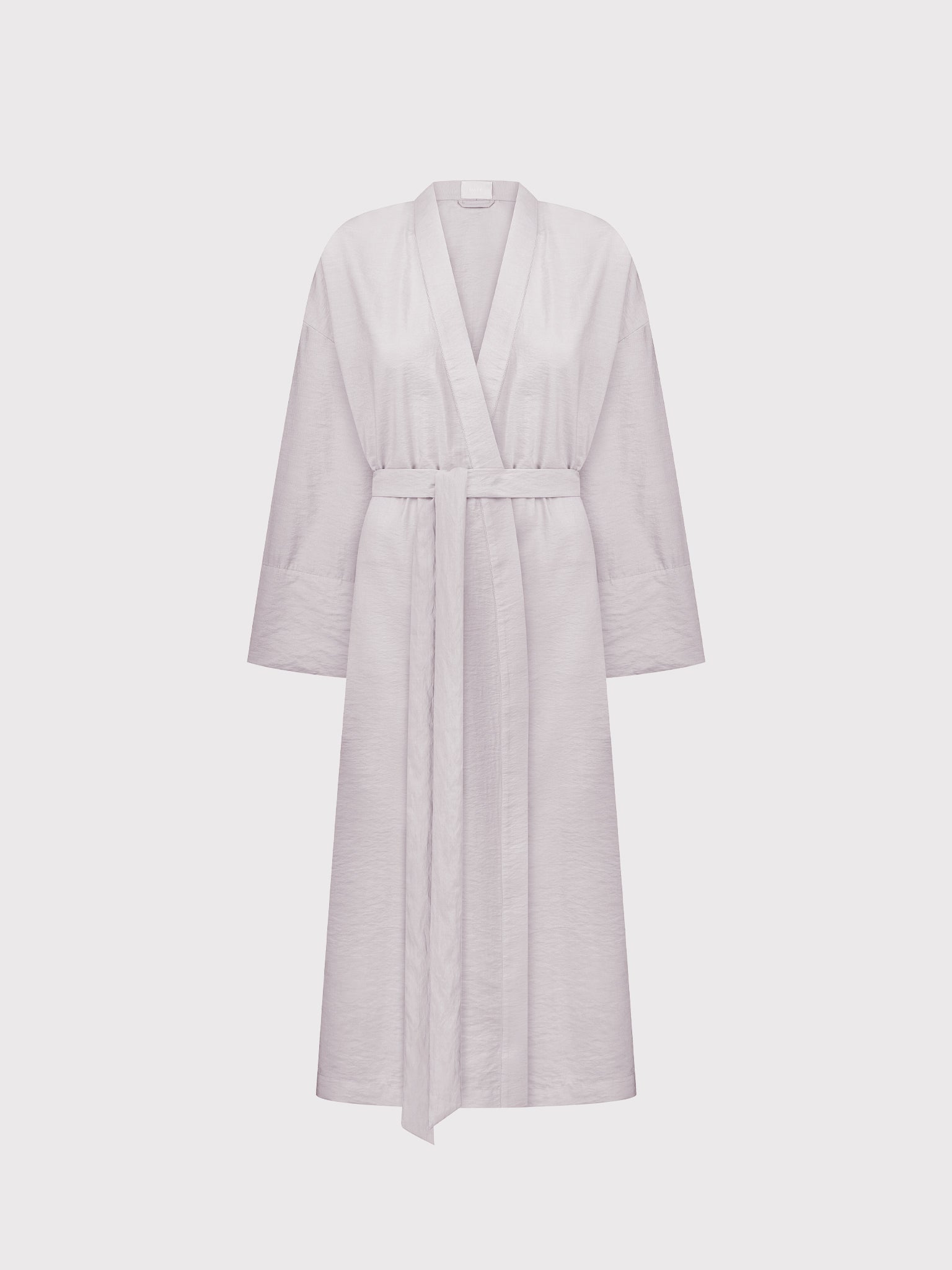 Pale blue-grey wrap cover-up