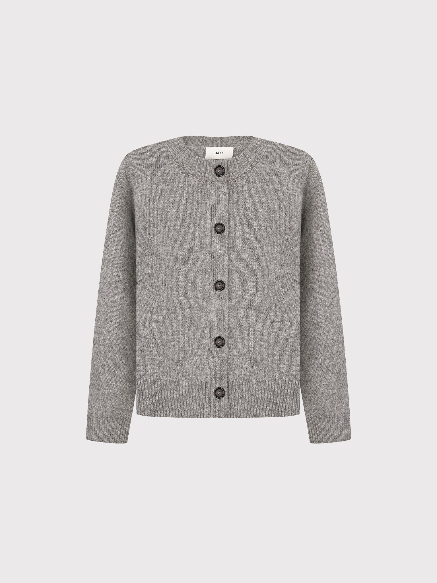 GREY SHORT CARDIGAN