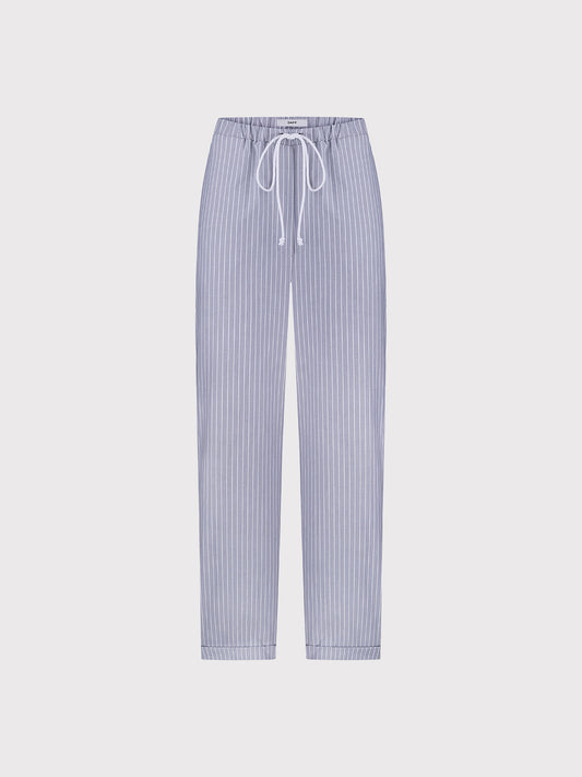 GREY STRIPED TROUSERS
