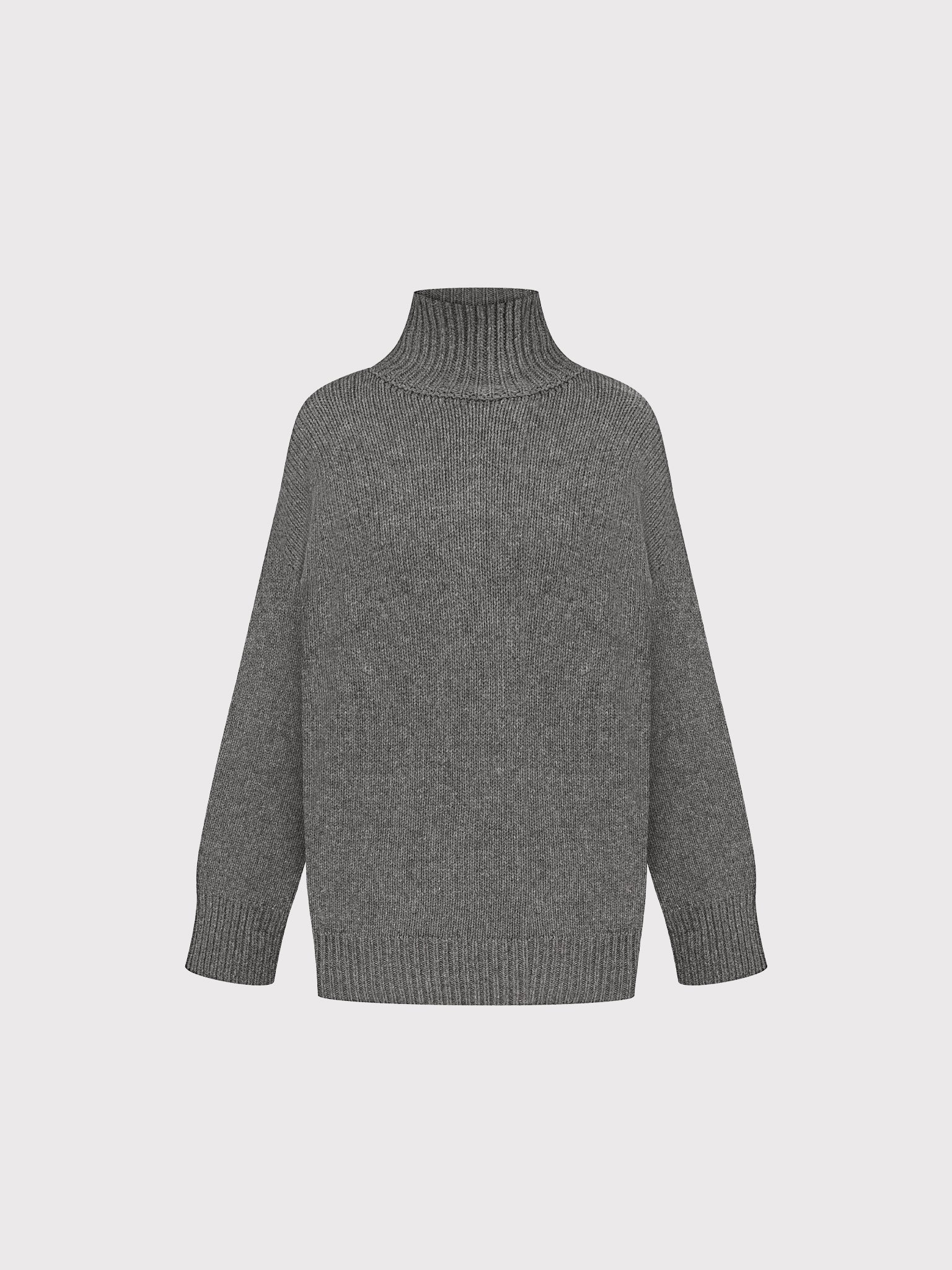 CHUNKY GREY SWEATER