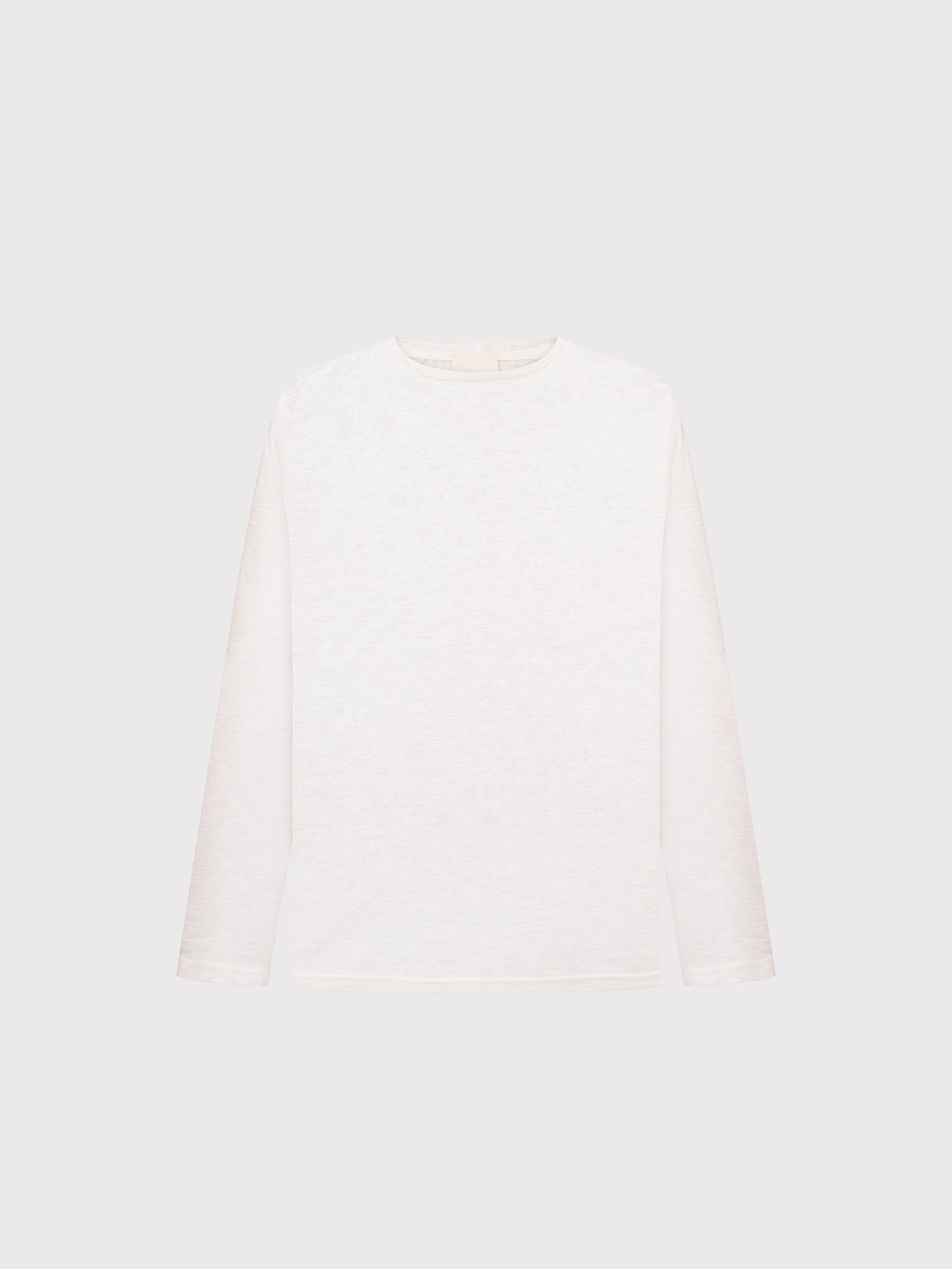 Sheer white longsleeve t-shirt