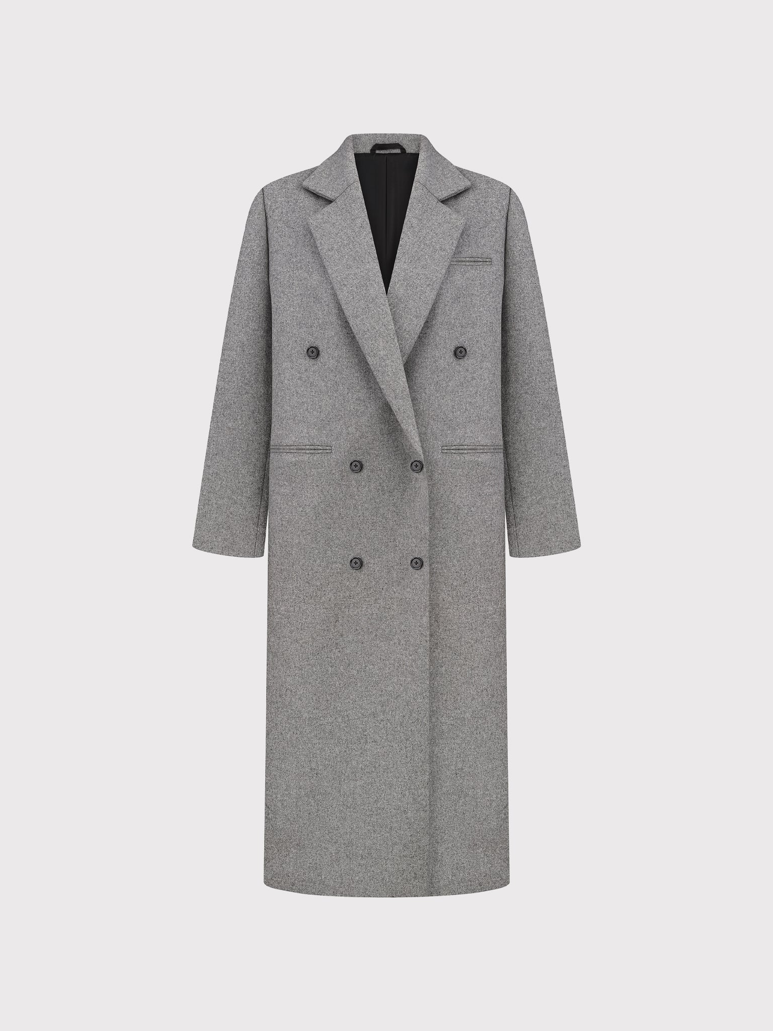 WOOL DOUBLE-BREASTED COAT