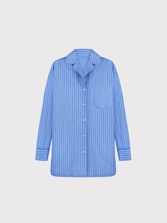 BLUE STRIPED SHIRT