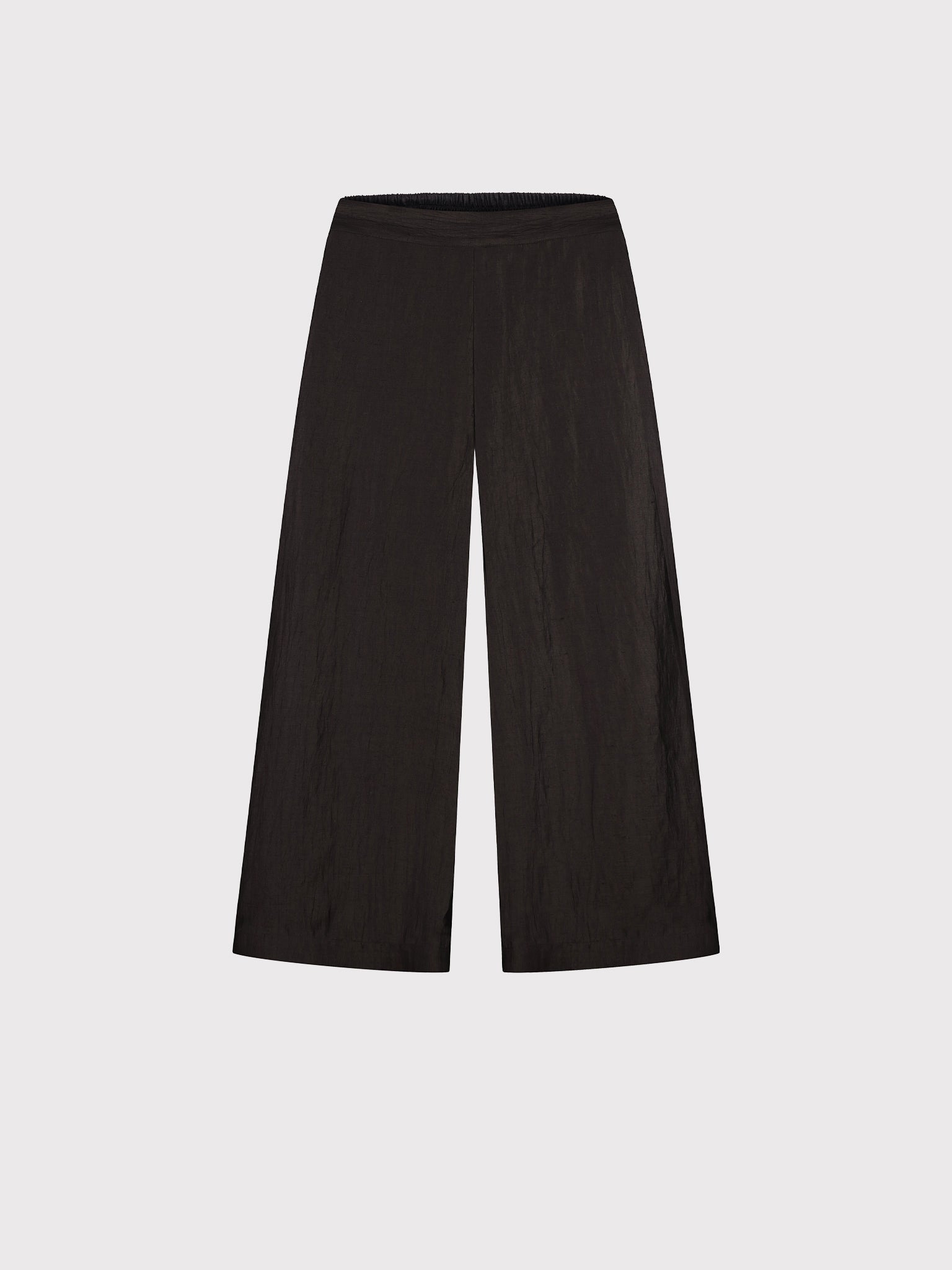 BLACK LINEN CULOTTES