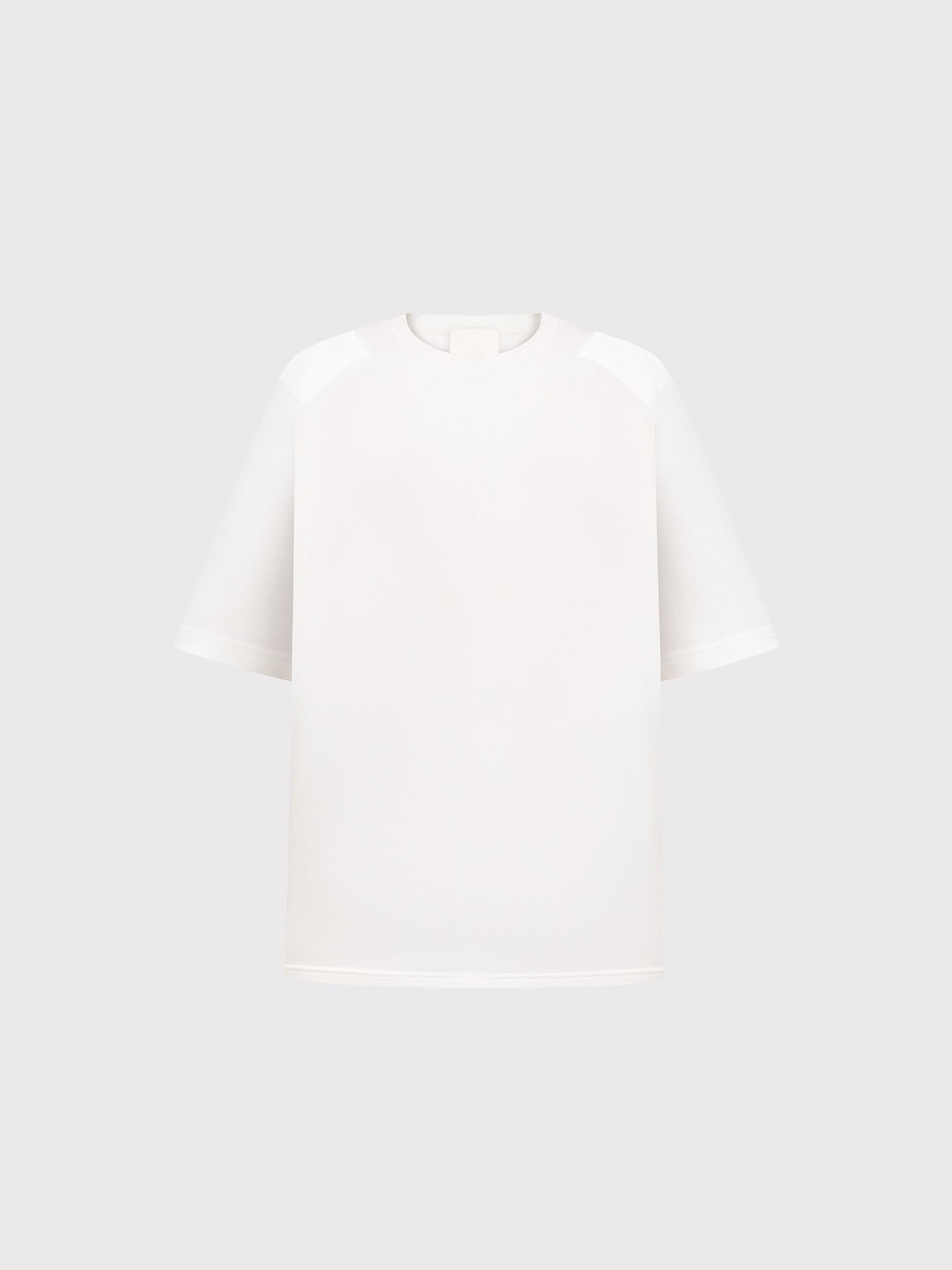 White shoulder detail t-shirt