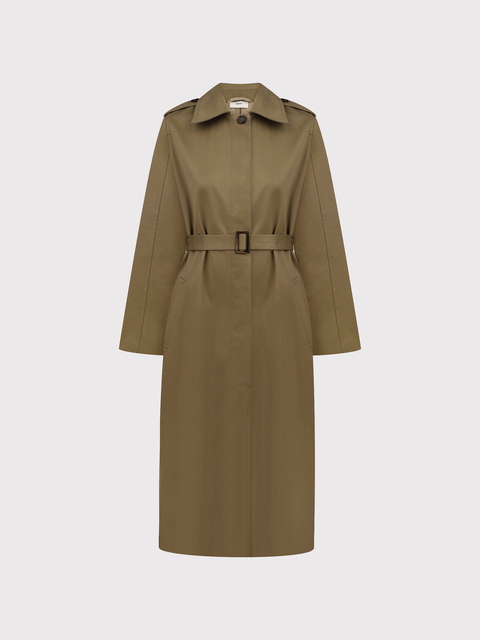 SINGLE-SIDED TRENCHCOAT KHAKІ