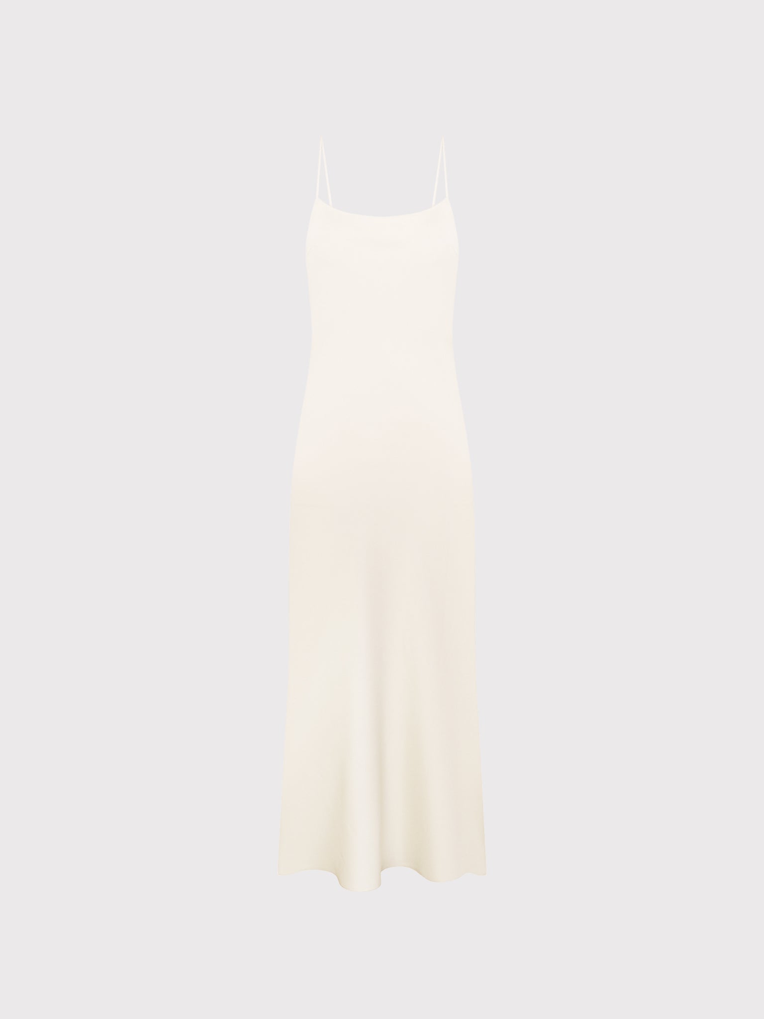 MILK SATIN SLIP DRESS