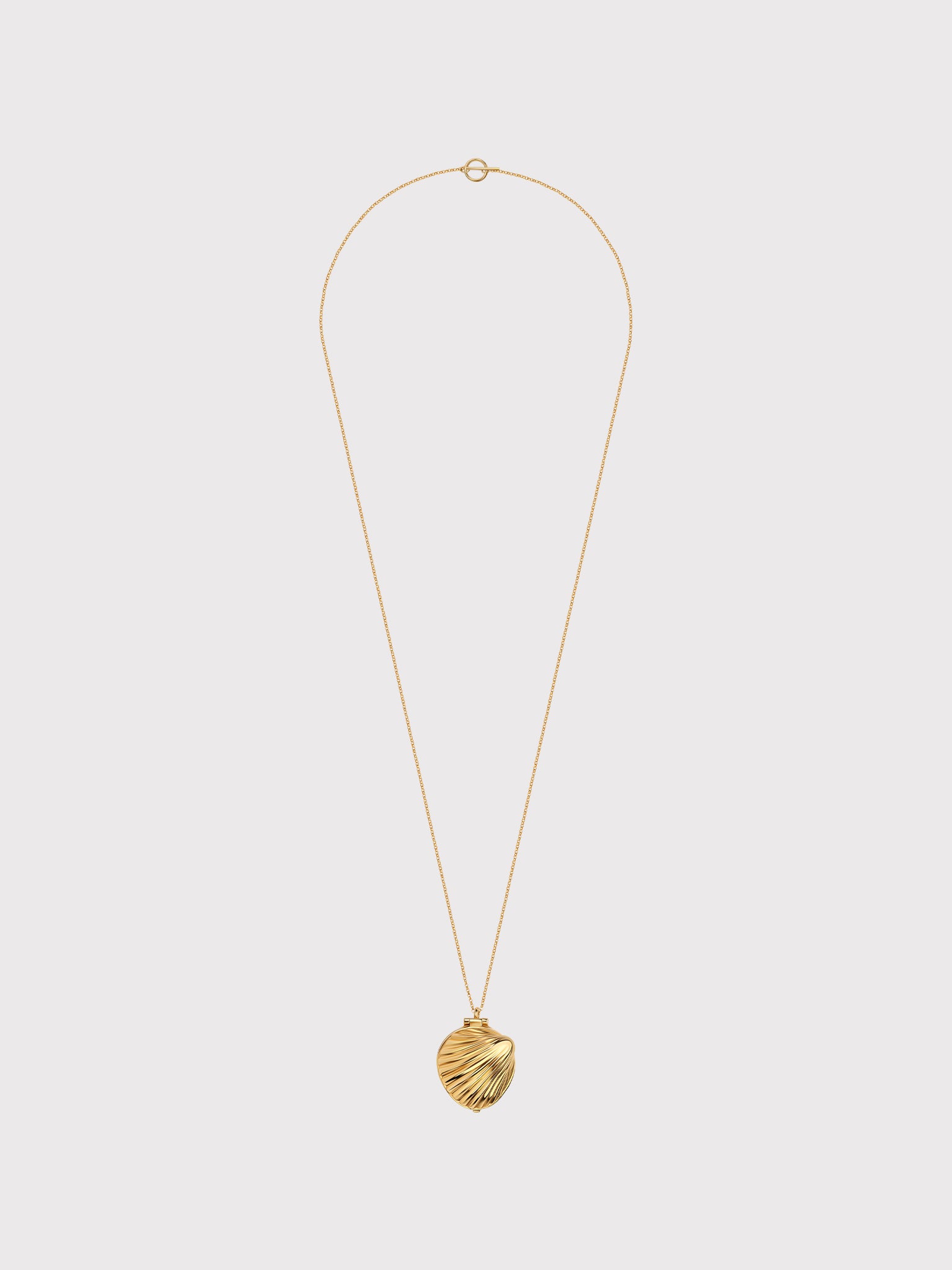 SHELL LOCKET PENDANT