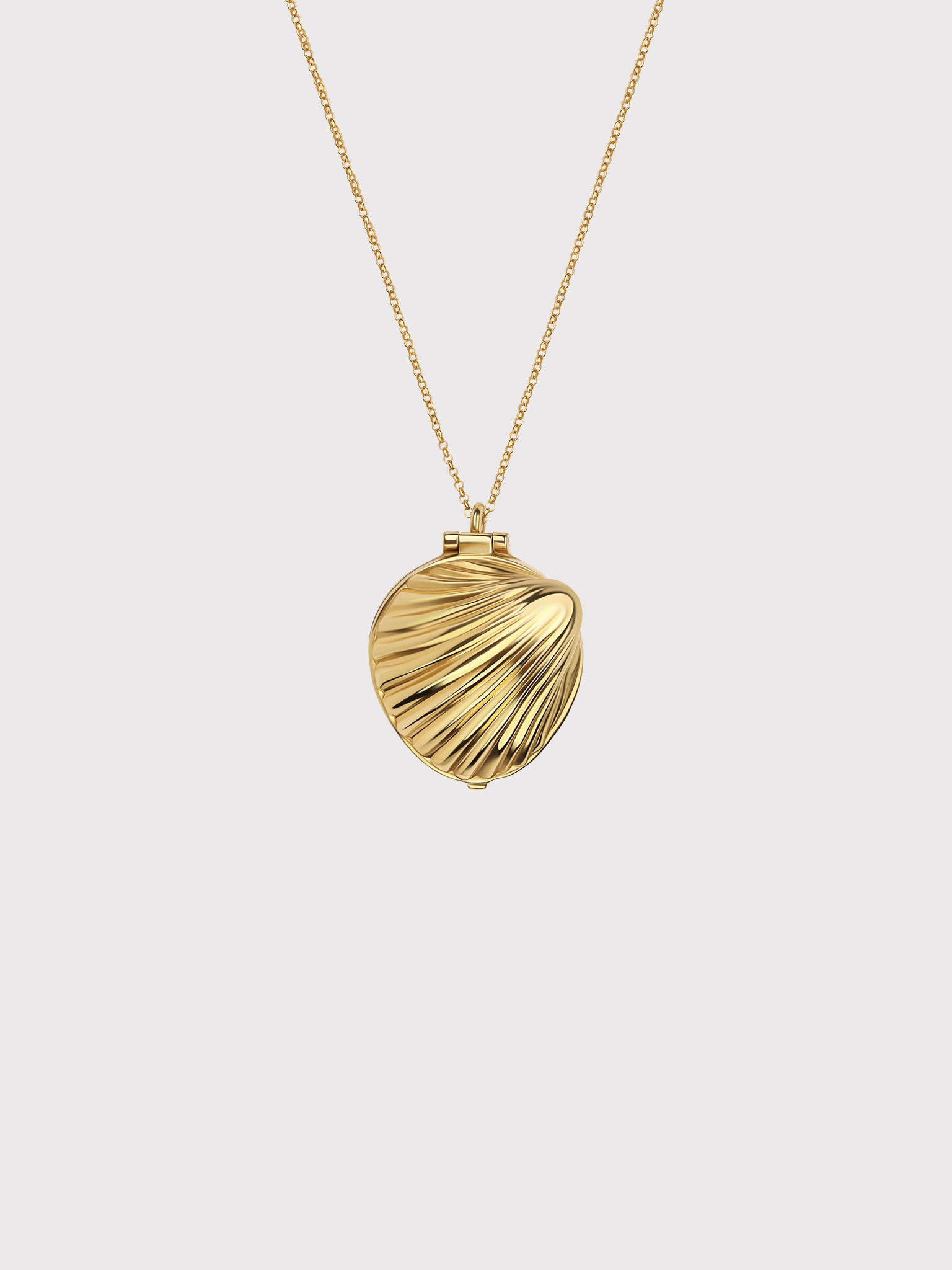 SHELL LOCKET PENDANT