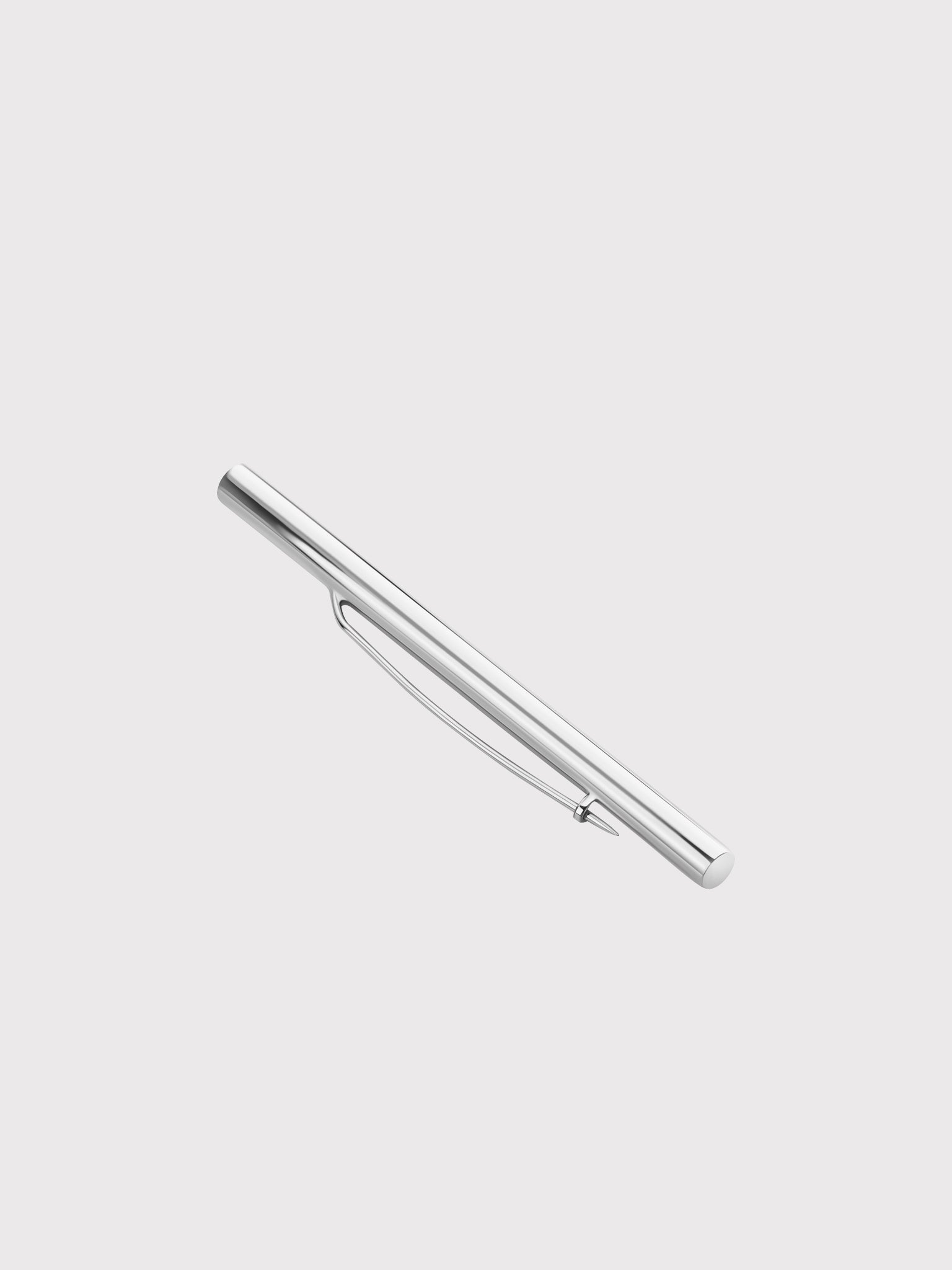 HANDCRAFTED LINE PIN SILVER