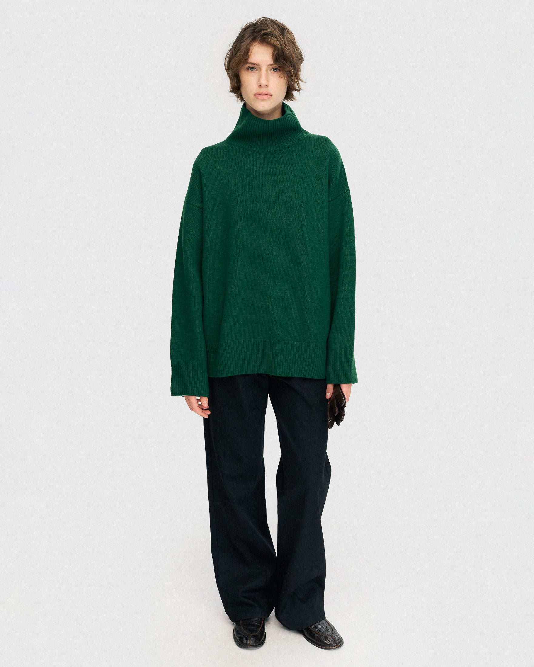Green sweater