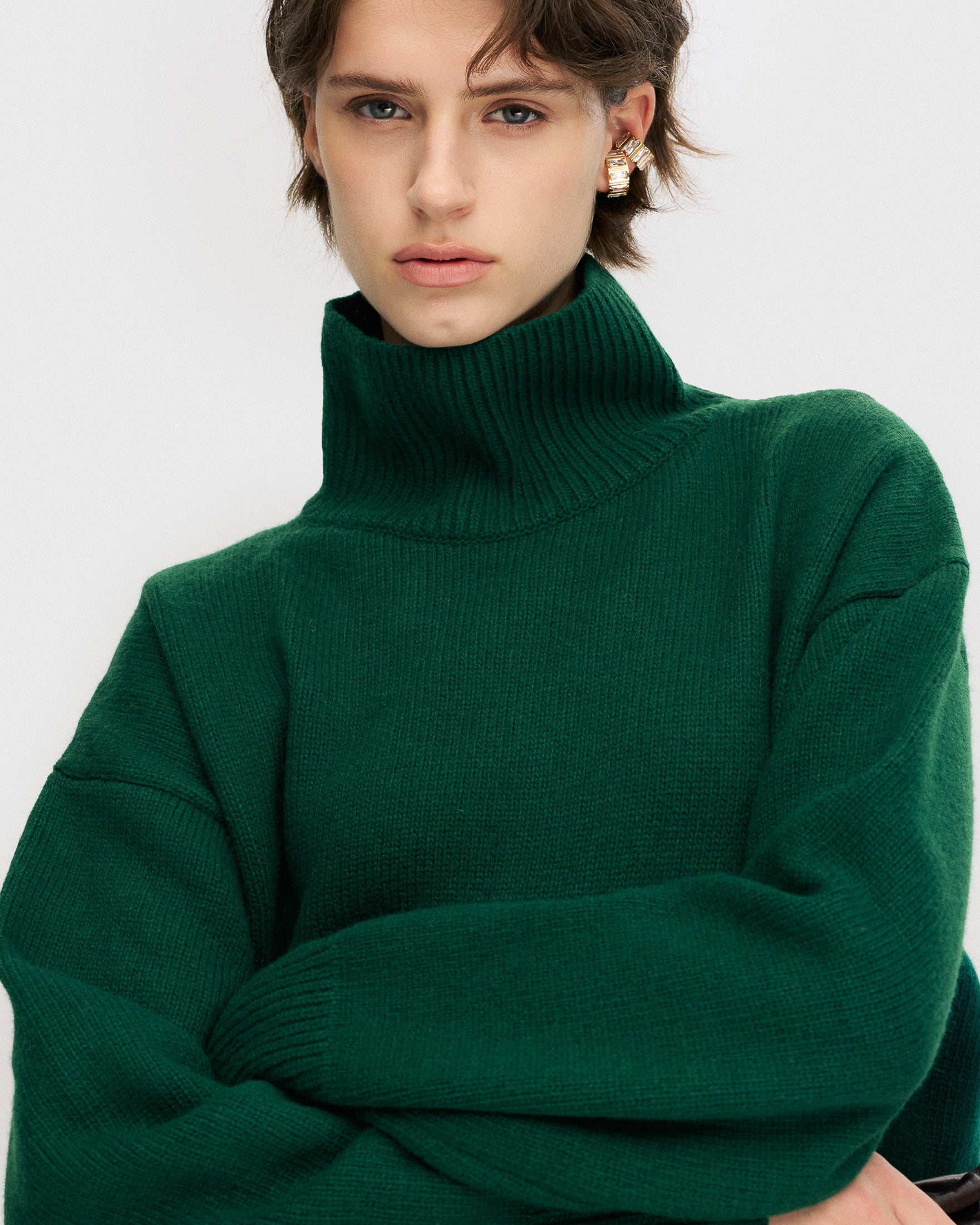 Green sweater
