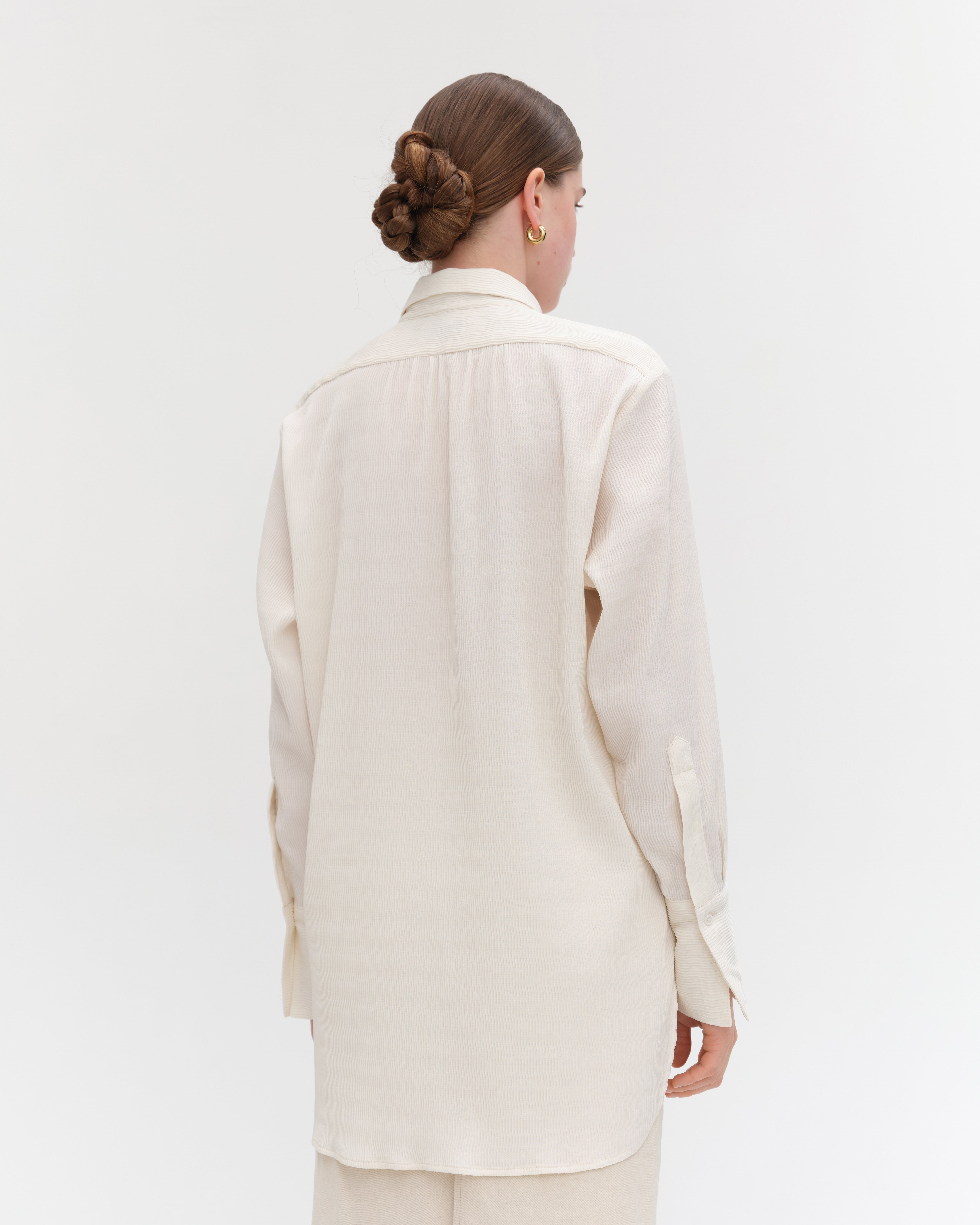MILK VISCOSE SHIRT