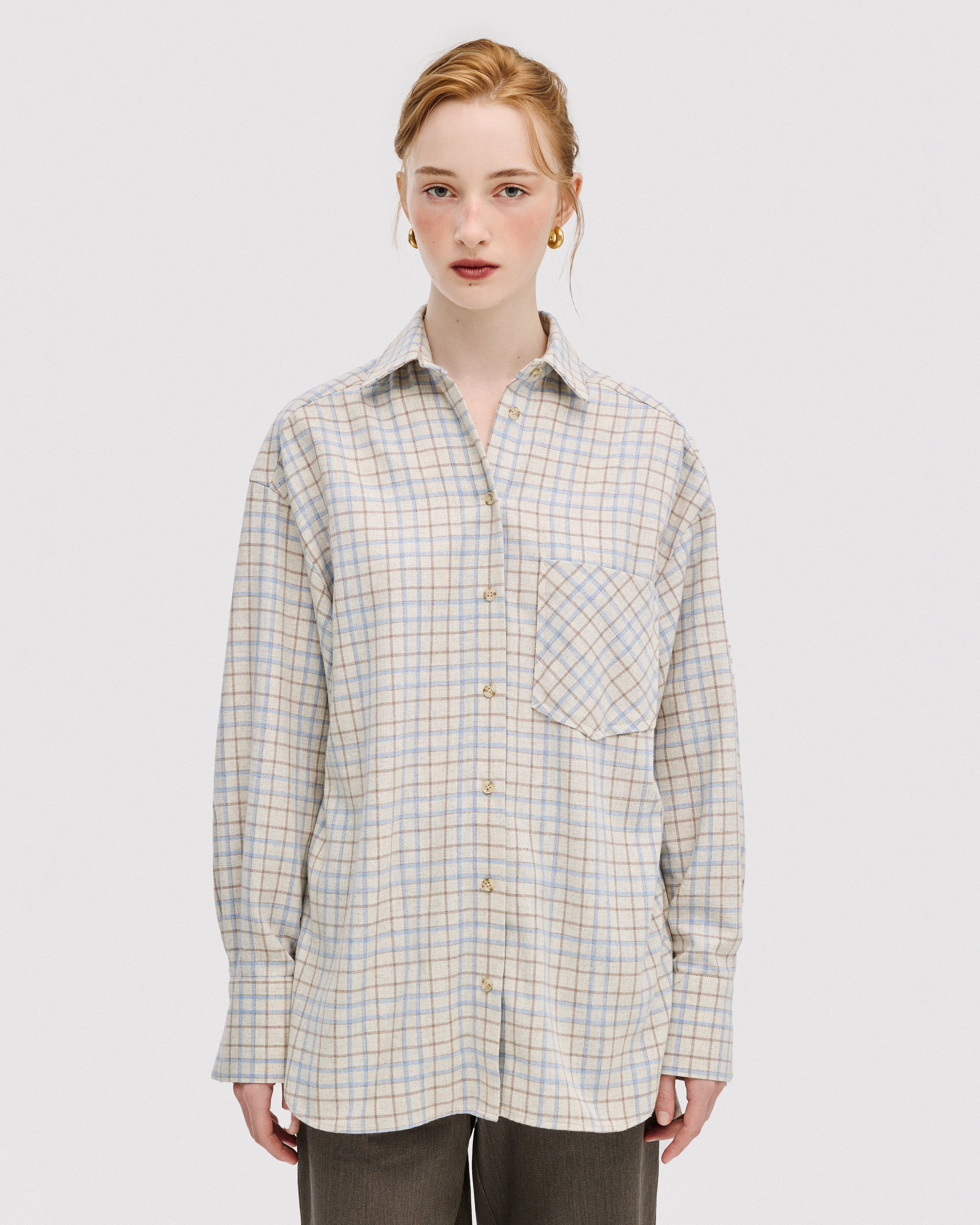 CHECKED COTTON SHIRT