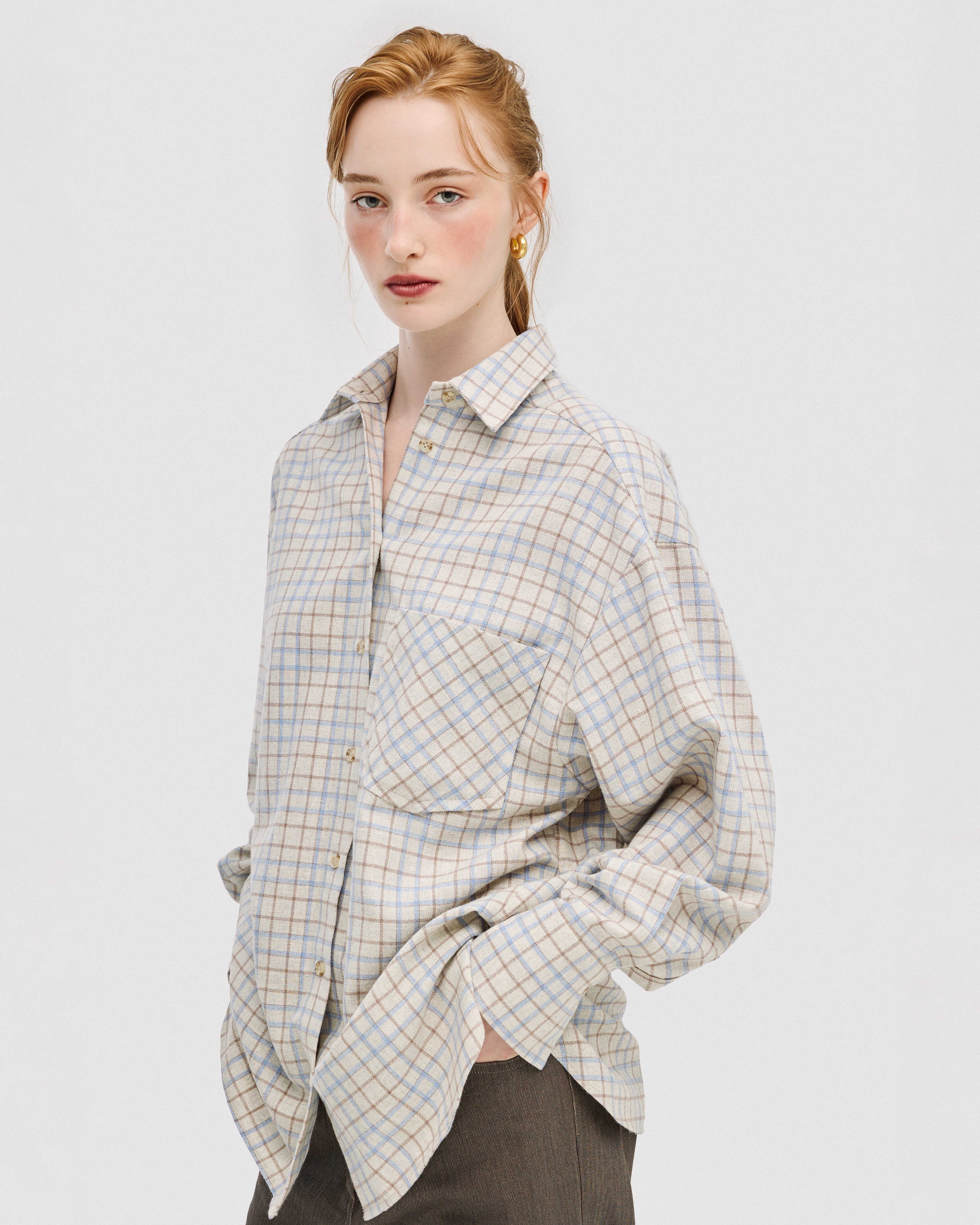CHECKED COTTON SHIRT