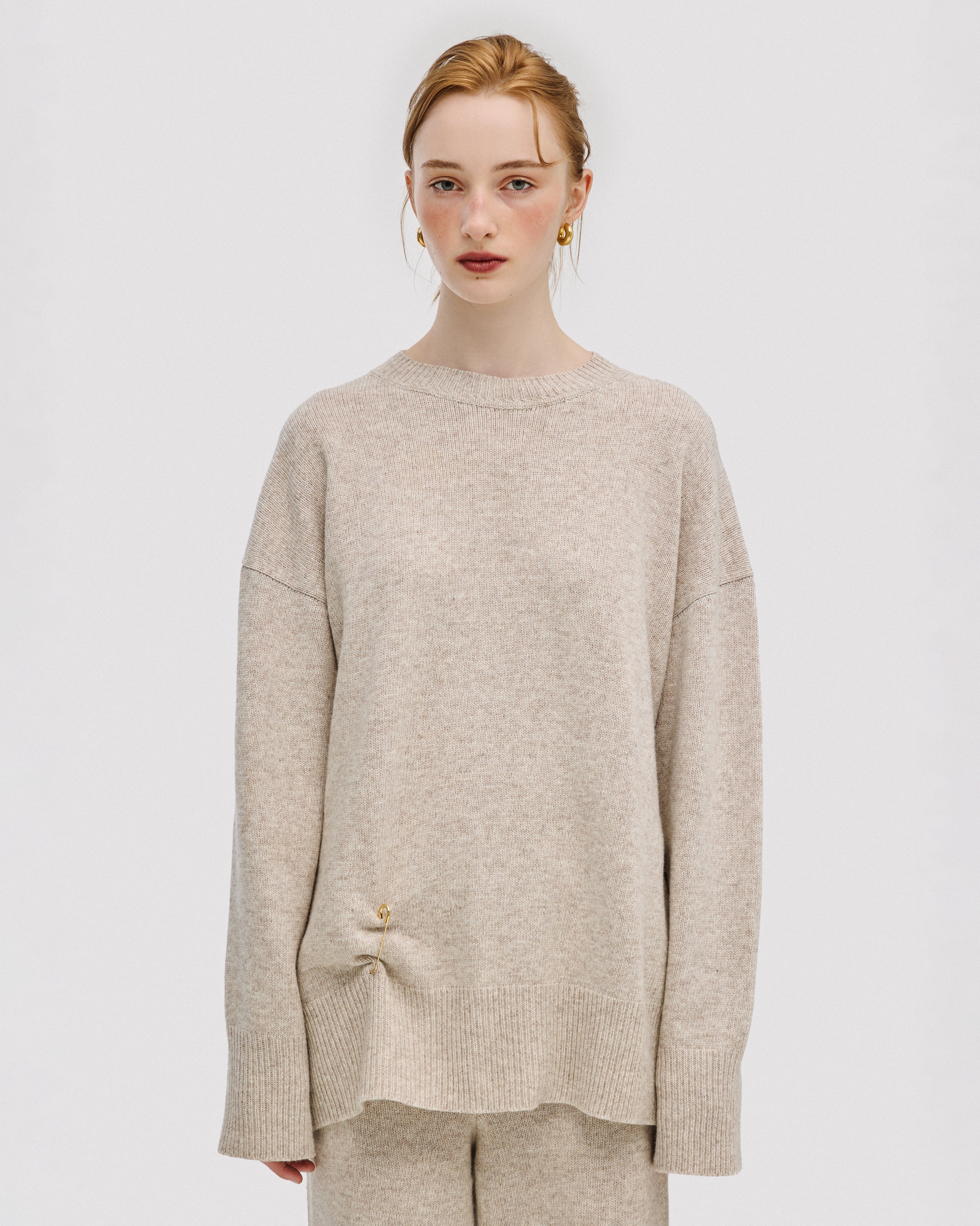 LIGHT TAUPE JUMPER