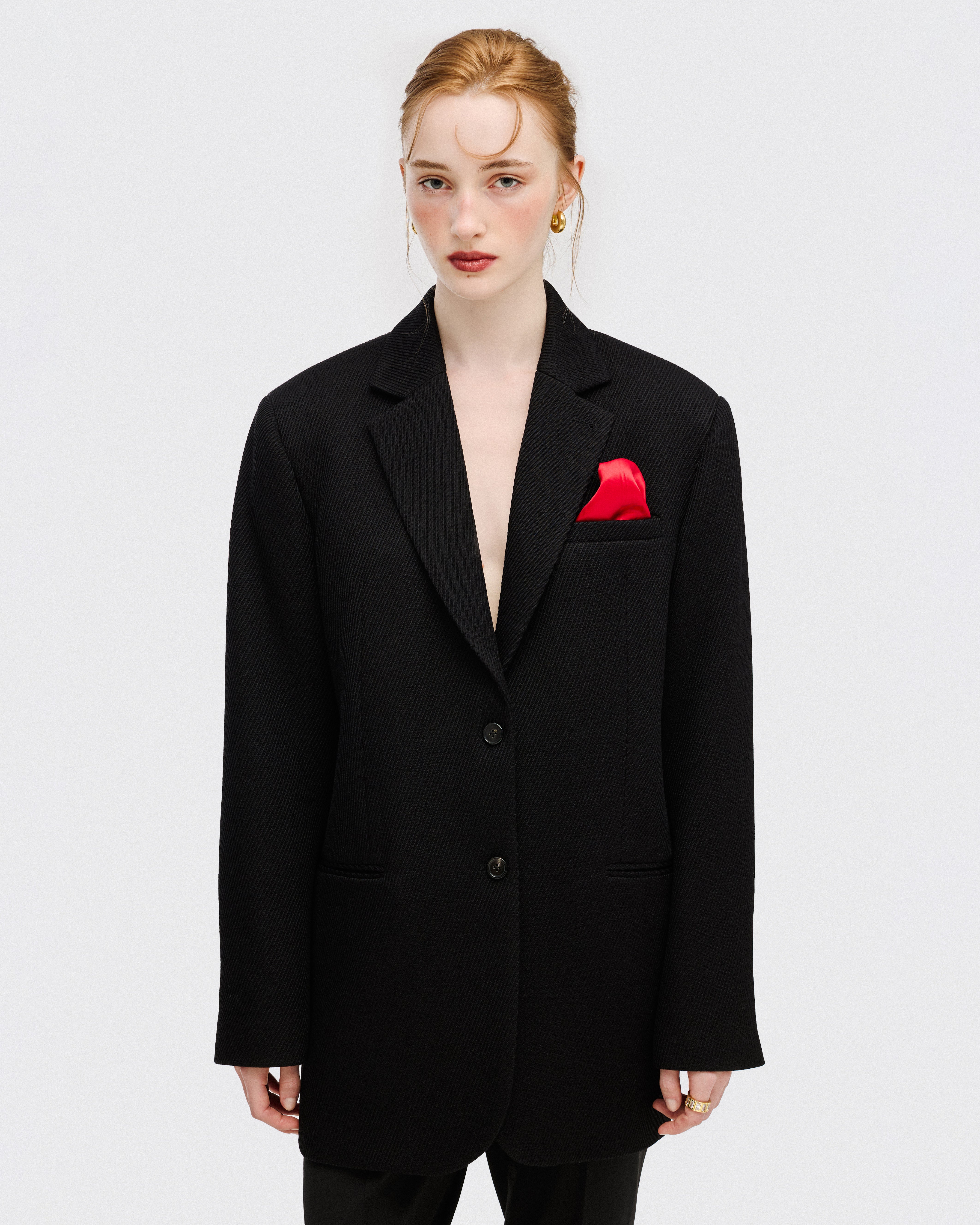 BLACK WOOL JACKET