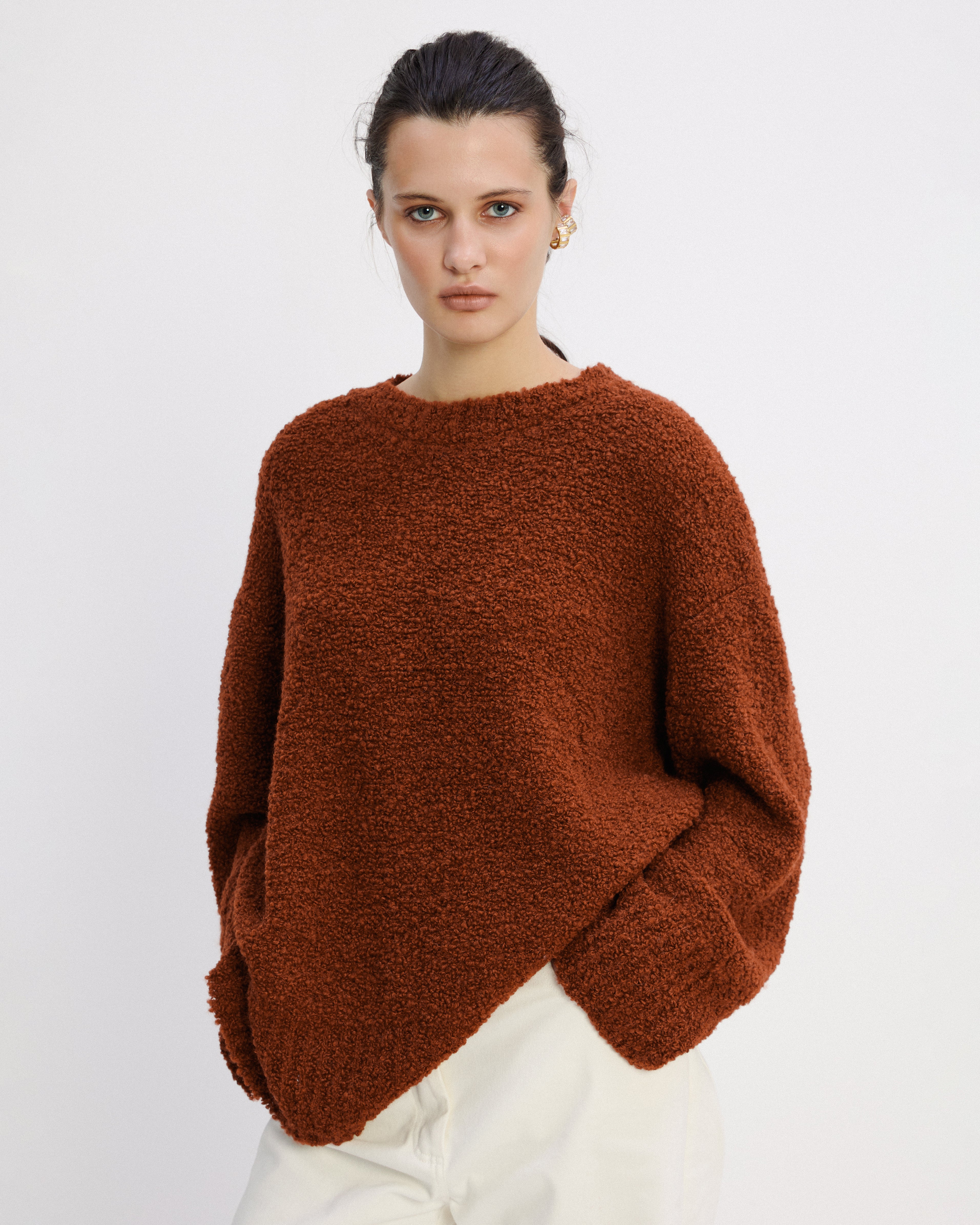 ALPACA TERRACOTTA JUMPER