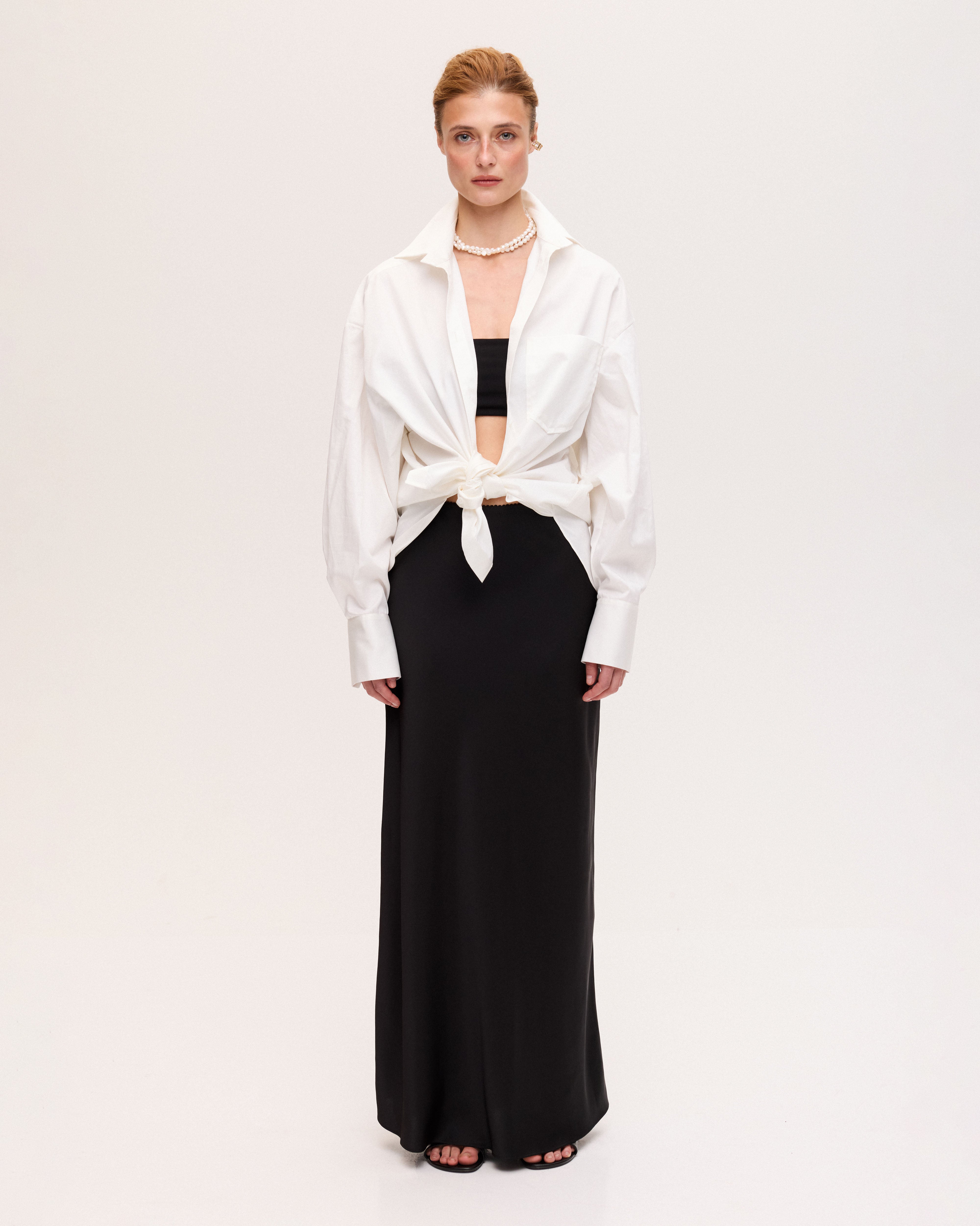 White cotton shirt
